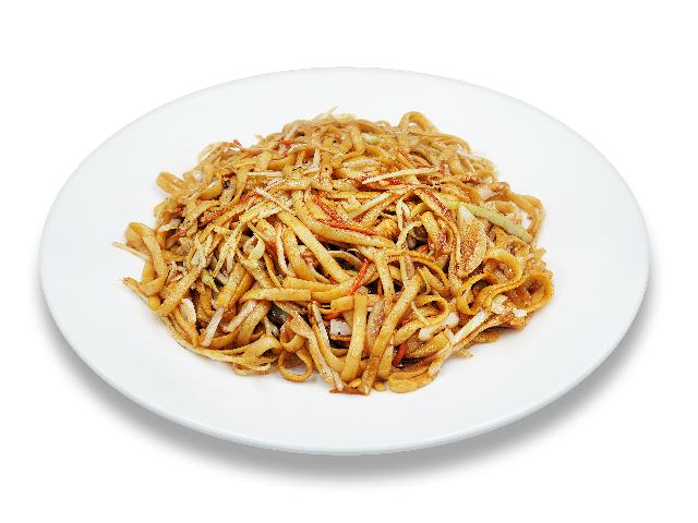 Смажена локшина з куркою