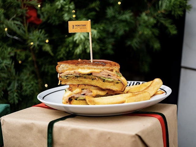 Сендвіч-бургер новорічний