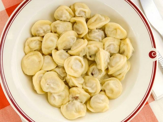 Пельмени из свинины и говядины