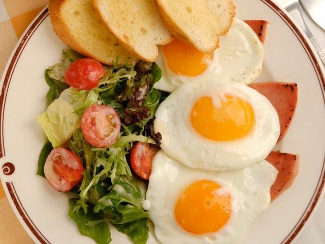 Яичница глазунья