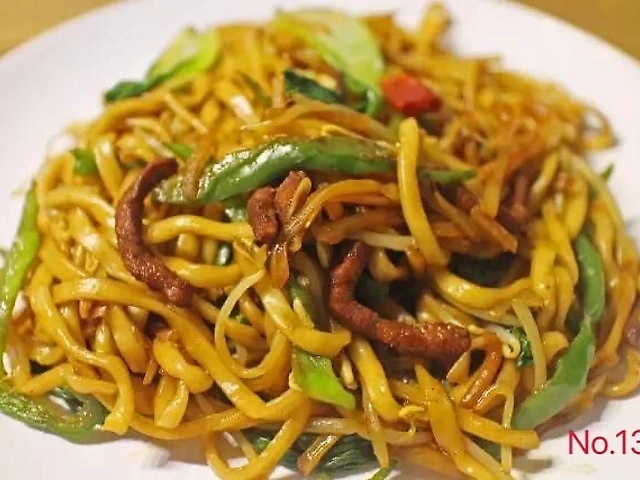 138. 鸡丝炒面Смажена локшина з куркою