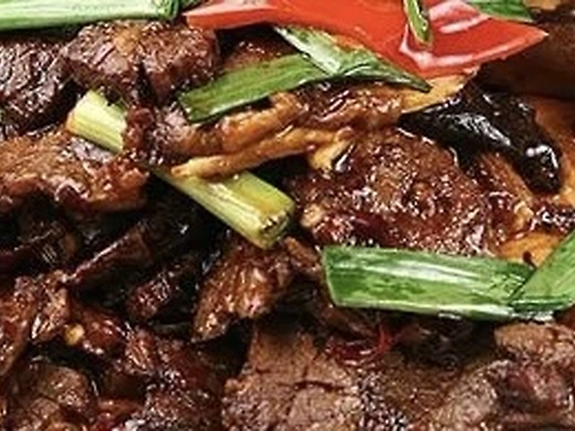 76.回锅牛肉;Смажена яловичина по-китайськи