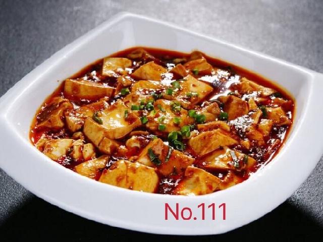 111.麻婆豆腐Смажений тофу в гострому соусі