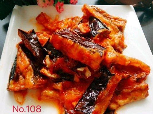 108. 糖醋茄子Баклажани в кило солодкому соусі