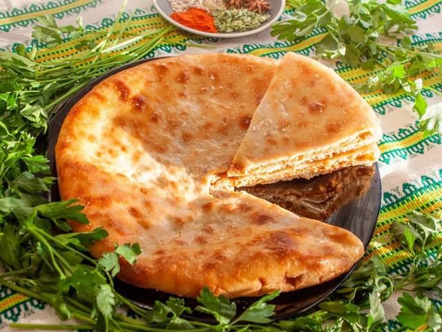 Пиріг з капустою та грибами