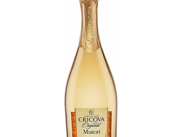 Вино игристое Cricova Мускат белое полусухое 12,5% 0,75 л