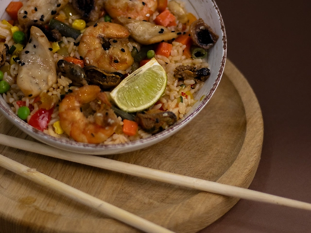 Тахан з Морепродуктами