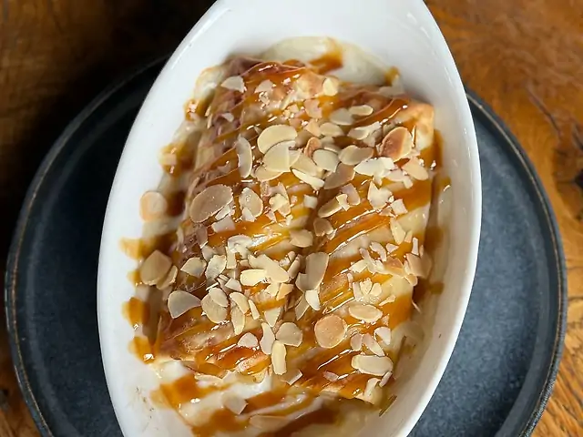 Млинці з гарбузом та мигдальними пластівцями