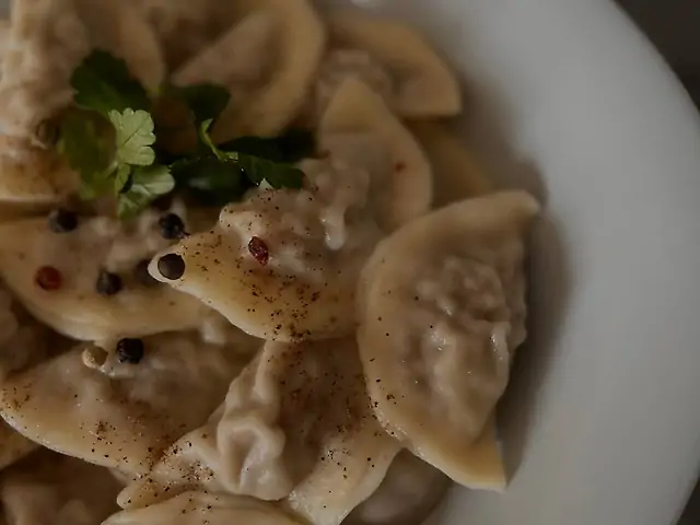 Вареники з мʼясом