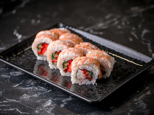 Ролл Филадельфия с креветкой