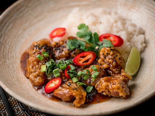 Курка в соусі теріякі