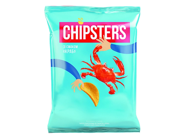 Чипси CHIPSTER'S "Краб", 100/110г