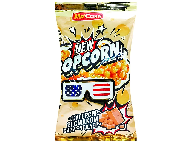 Попкорн Mr'Corn "Супер сир Чеддер" 70г