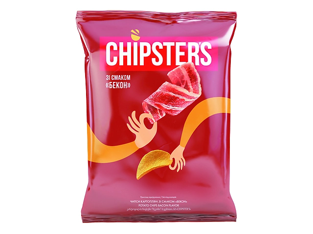 Чипси CHIPSTER'S "Бекон", 100/110г