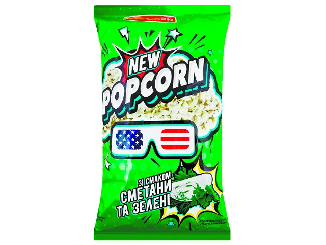 Попкорн Mr'Corn "Сметана та зелень" 70г