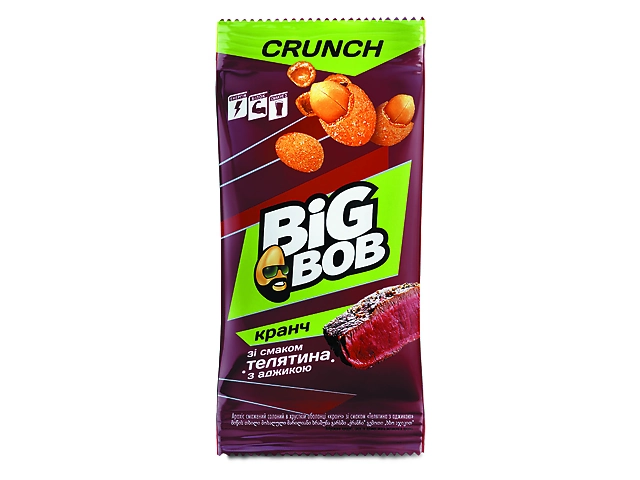 Кранч BIG BOB "Телятина з аджикою" 55г