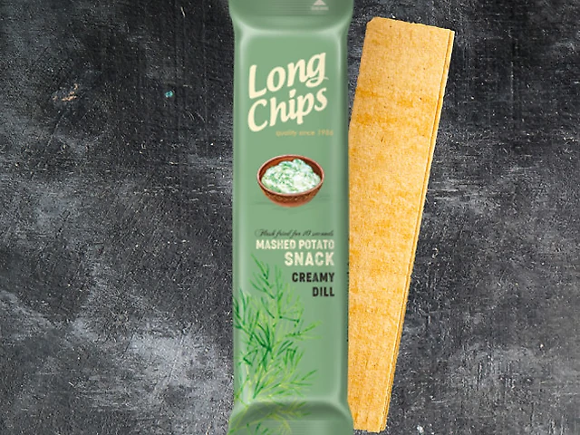 Чипси LONG CHIPS "Кріп з Вершками", 75г