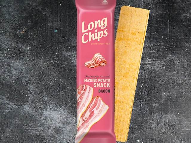 Чипси LONG CHIPS "Бекон", 75г