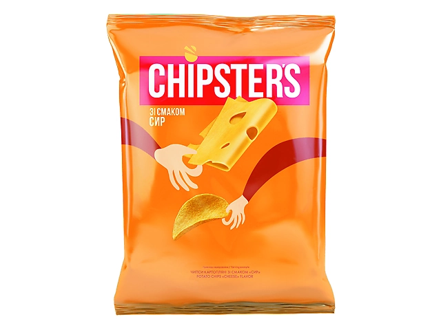 Чипси CHIPSTER'S "Сир", 100г