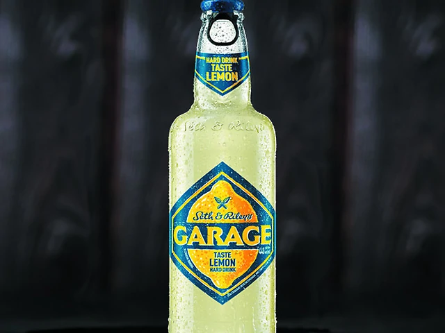 Пиво "S&R'S GARAGE HARD LEMON" (Гараж Лимон) 0,44л