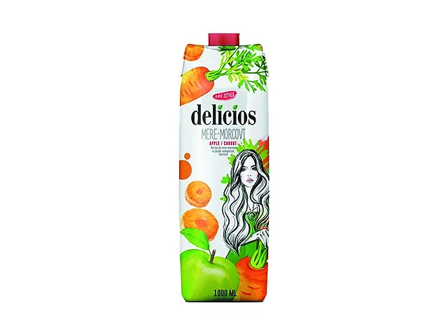 Сік Delicios Яблуко-Морква 1л.
