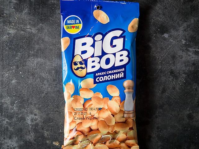 АРАХІС BIG BOB СМАЖЕНИЙ СОЛОНИЙ, 60Г