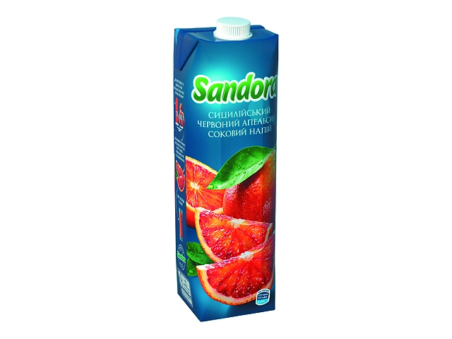 Сік Сандора "Сицілійський червоний Апельсин" 0,95л