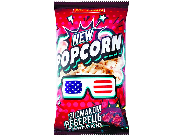 Попкорн Mr'Corn "Реберця барбекю" 70г