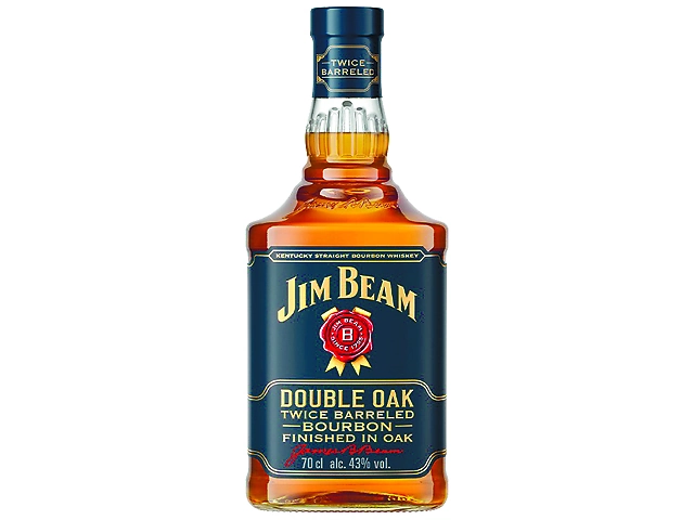 Віскі бурбон Jim Beam Double Oak (Джим Бім Дабл Оак) 43% 0,7л