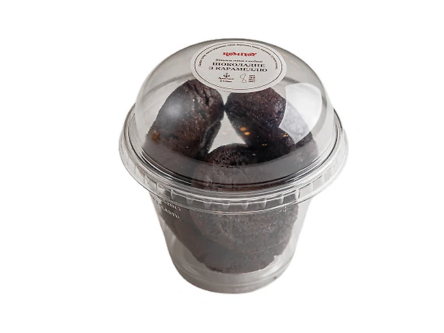 Печиво шоколадне з карамеллю