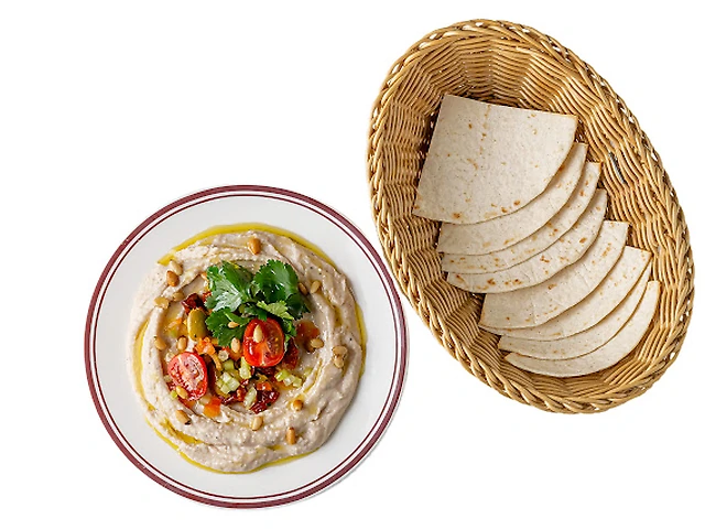 Хумус із овочами