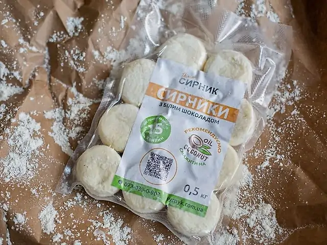 Заморозка Сирники з білим шоколадом
