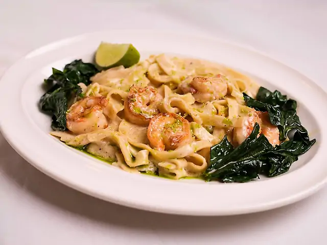 Локшина з креветками