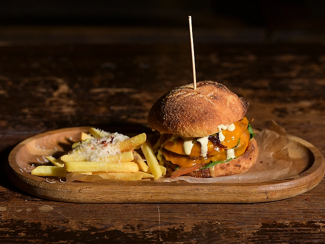Mimosa Pizza Burger