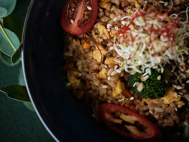 Fried rice with vegetables