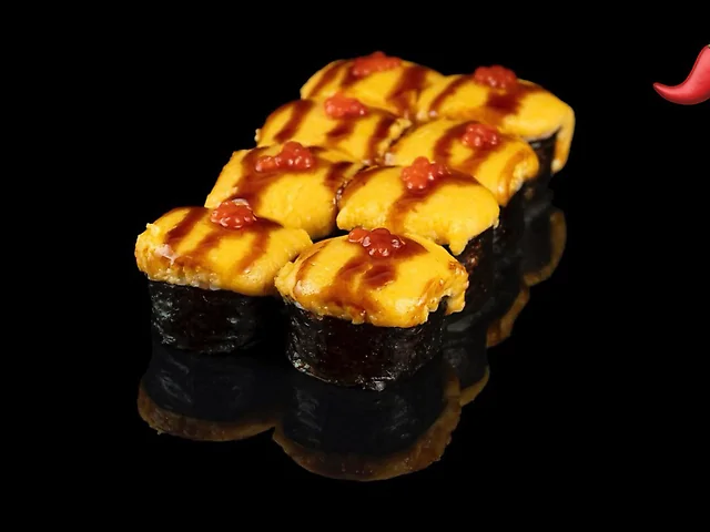 Запечений рол з лососем