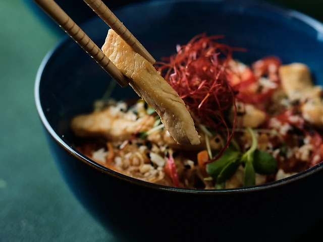 Fried rice with chicken