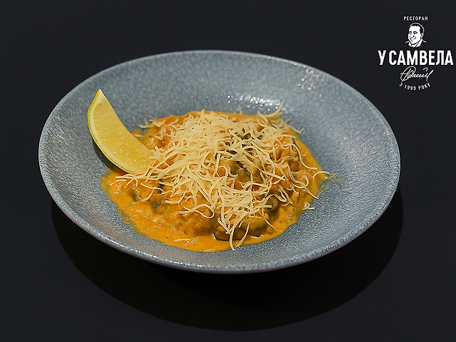 Мідії у вершковому соусі