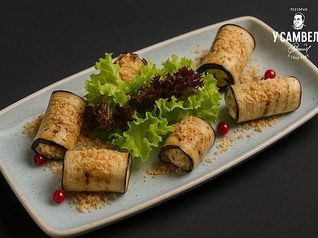 Баклажані рулети