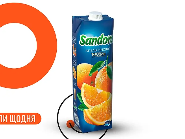 Сік апельсиновий Sandora 0,95 л