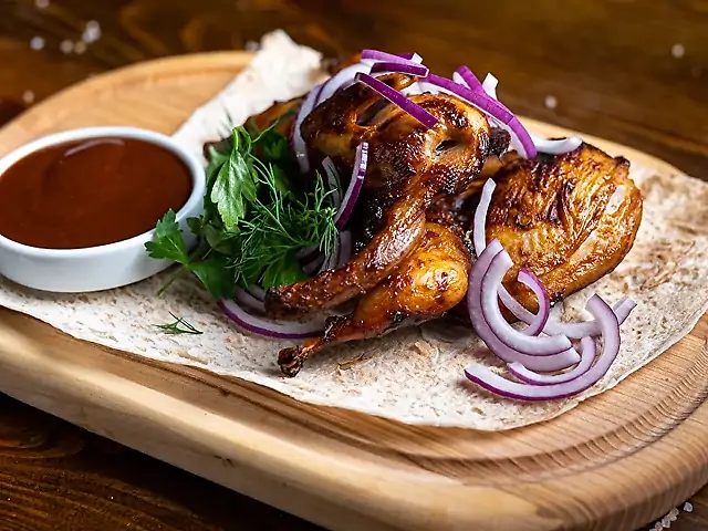 Перепели запечені в тандирі