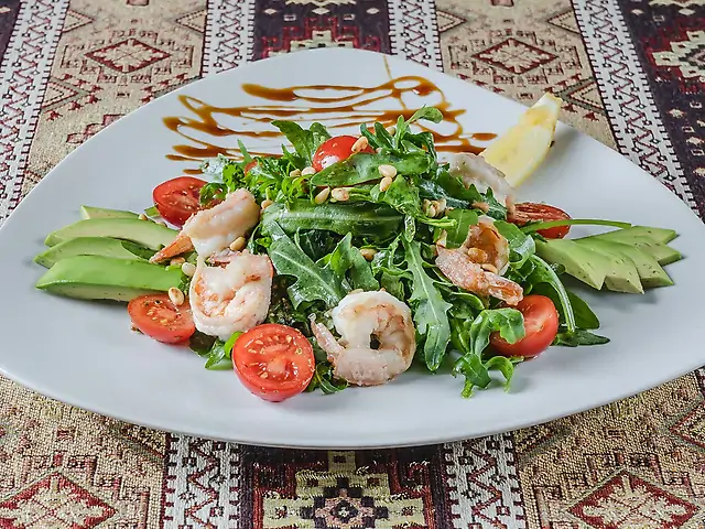 Салат з креветками