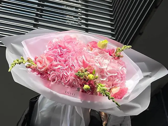 Pink garden