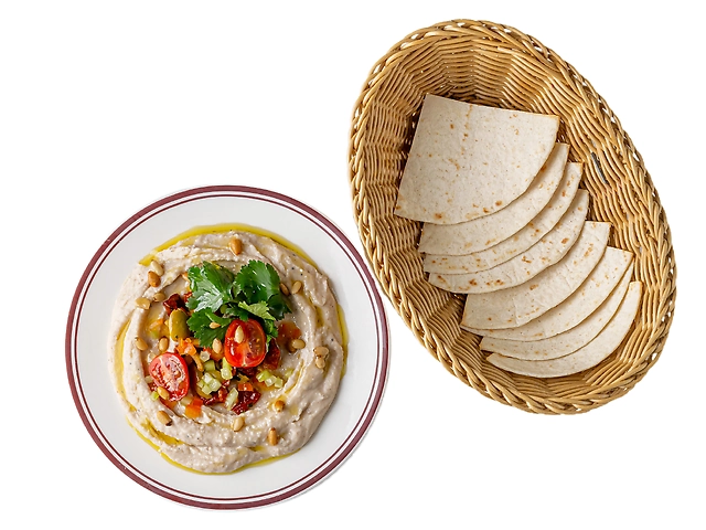 Хумус із овочами