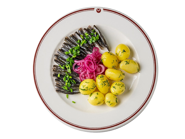 Хамса з картоплею