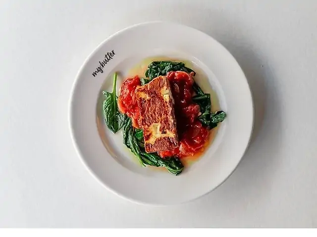 Халумі гриль з томатним конфітюром