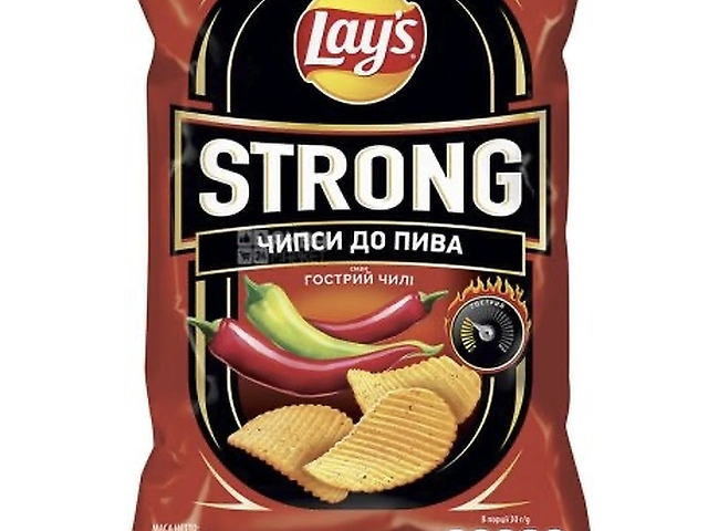 Чіпси Lays 120гр смак Чилі та Лайм