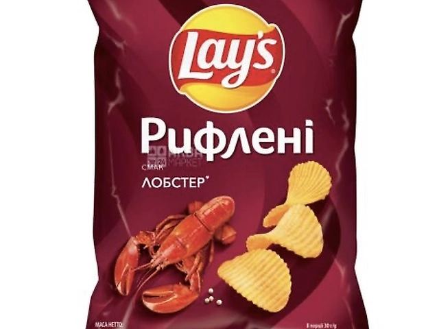 Чіпси Lays 120гр смак Лобстера