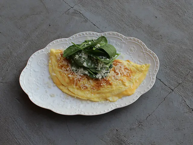 Месьє сирний омлет