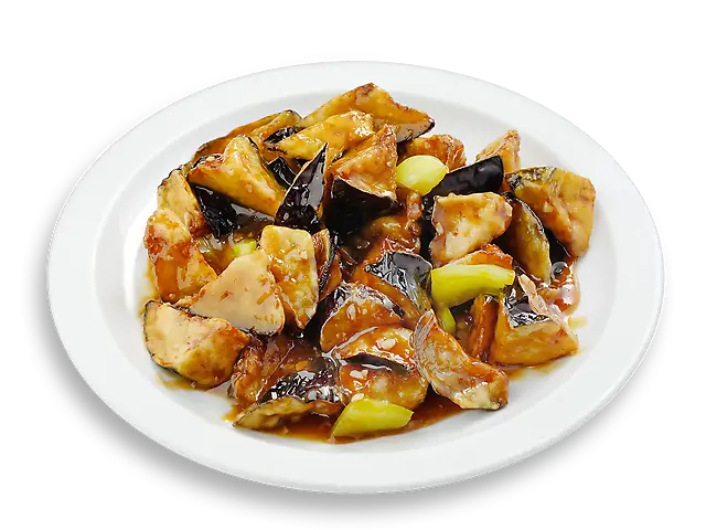 115 Смажені баклажани в соєвому соусі